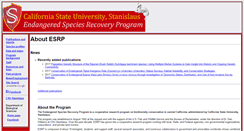 Desktop Screenshot of esrp.csustan.edu