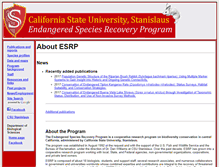 Tablet Screenshot of esrp.csustan.edu