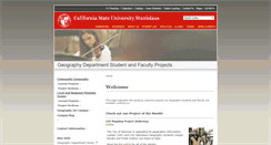 Desktop Screenshot of geoimages.csustan.edu